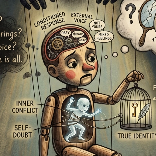 Puppet mind control illusion